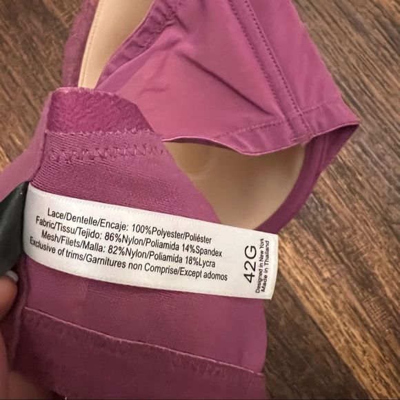 Adore Me Purple and Pink Bra - Picture 5 of 6